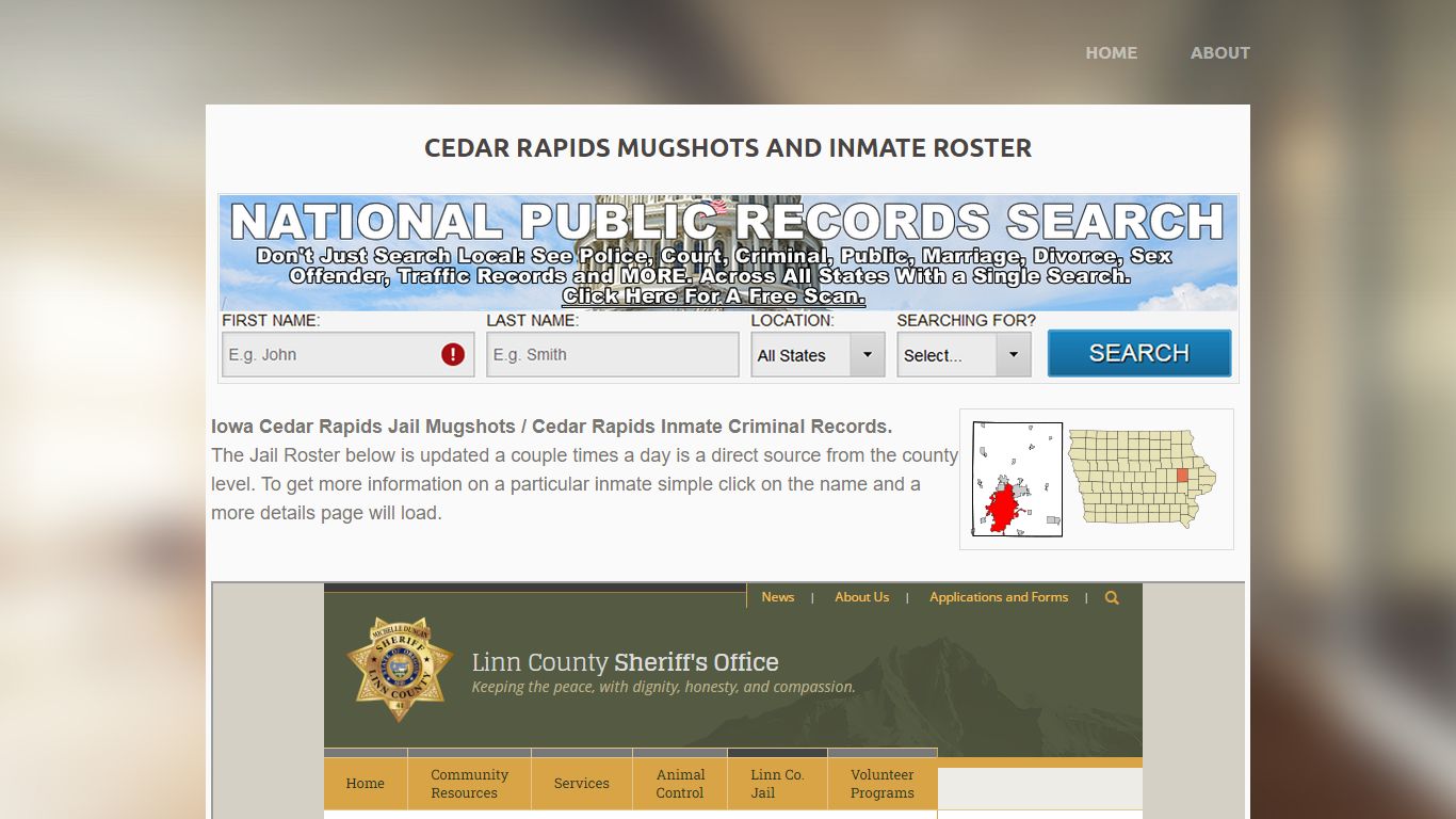 Cedar Rapids Mugshots and Inmate Roster